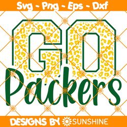 Go Packers Football Svg, Green Bay Packer Svg, Packers Football SVG, Packers svg, Football mom svg, Game day svg