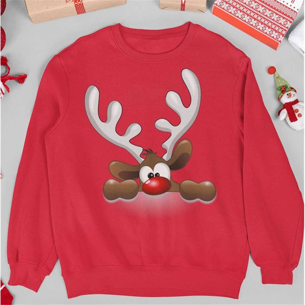 MR2842023102010christmasreindeersweatshirtmerrychristmasreindeershirtimage1jpg