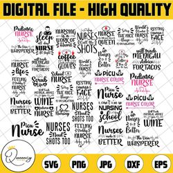 nurse svg bundle,nurse svg,nurse life svg,future nurse svg,nurses everday heroes svg,instant dowwnload,cut files for cri