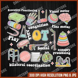 occupational therapy pediatric therapist ot month png, healthcare png, digital file, png high quality, sublimation