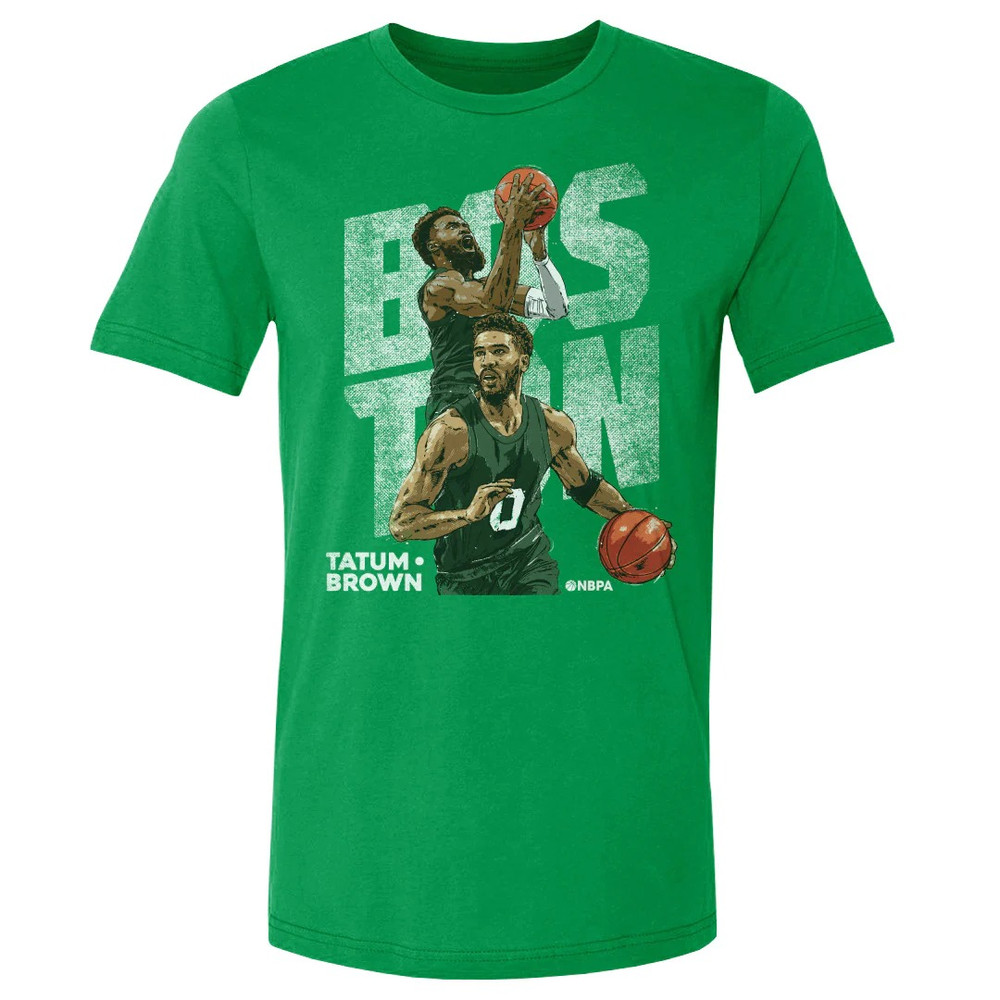 Jayson Tatum & Jaylen Brown Shirt, Boston Celtics Team 90s Retro Shirt, Jayson Tatum Basketball Unisex tshirt For Fans