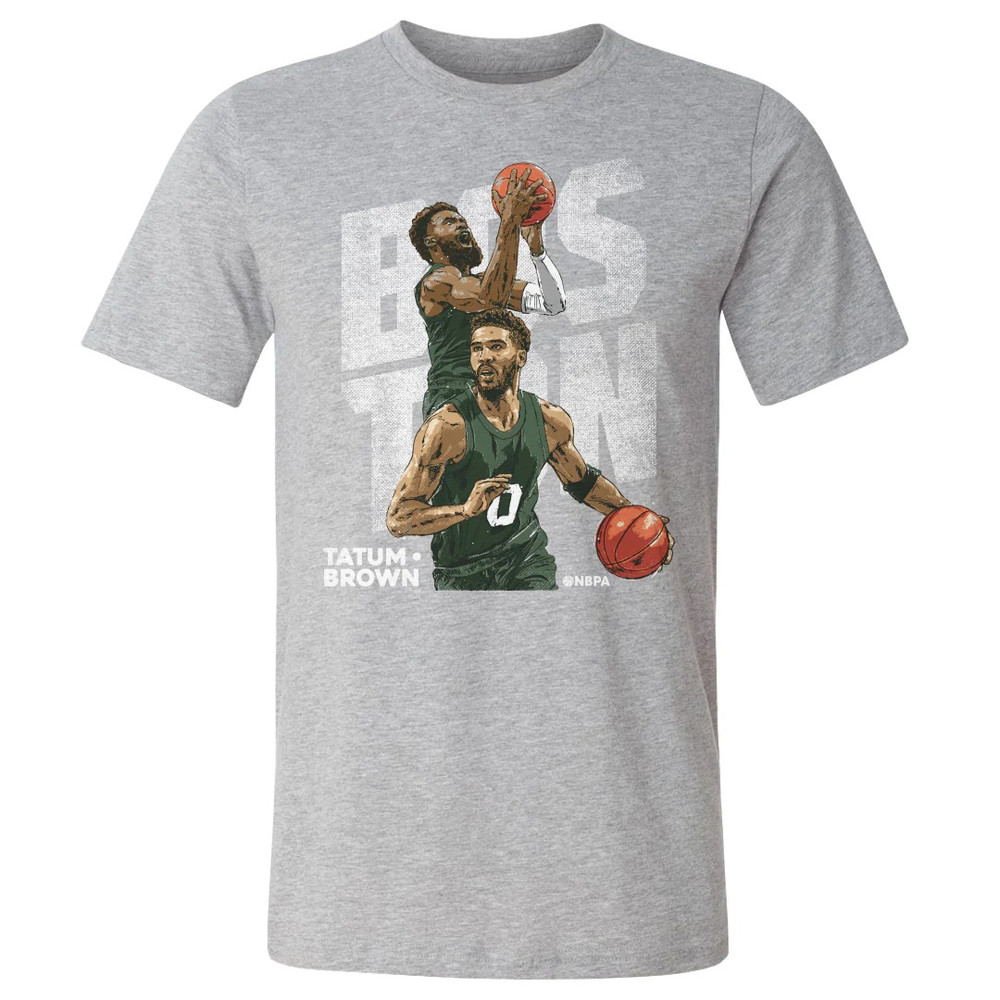 Jayson Tatum & Jaylen Brown Shirt, Boston Celtics Team 90s Retro Shirt, Jayson Tatum Basketball Unisex tshirt For Fans
