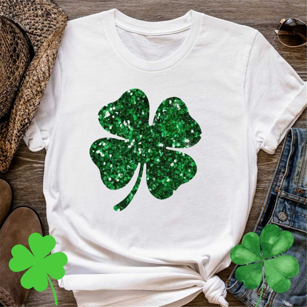 MR284202311449womensstpattysshirtglittershamrockteewomensstimage1jpg
