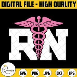 medical symbol caduceus svg, registered nurse svg, rn nursing svg, star of life svg, instant download