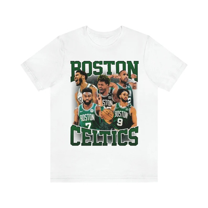 Boston Celtics Shirt, Boston Celtics Team 90s Retro Shirt, Boston Celtics Basketball Unisex tshirt For Fans, Boston Celt