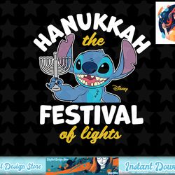 disney - lilo & stitch hanukkah the festival of lights t-shirt copy png sublimate