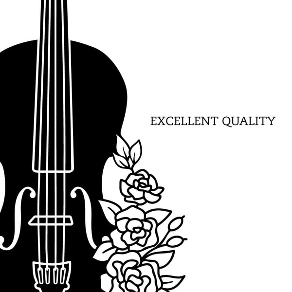 Floral Violin Svg Music Dxf File for Cricut Silhouette Music | Inspire ...