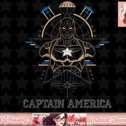marvel captain america outline portrait png sublimate