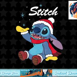 disney lilo & stitch - holiday stitch snowflake t-shirt copy png sublimate