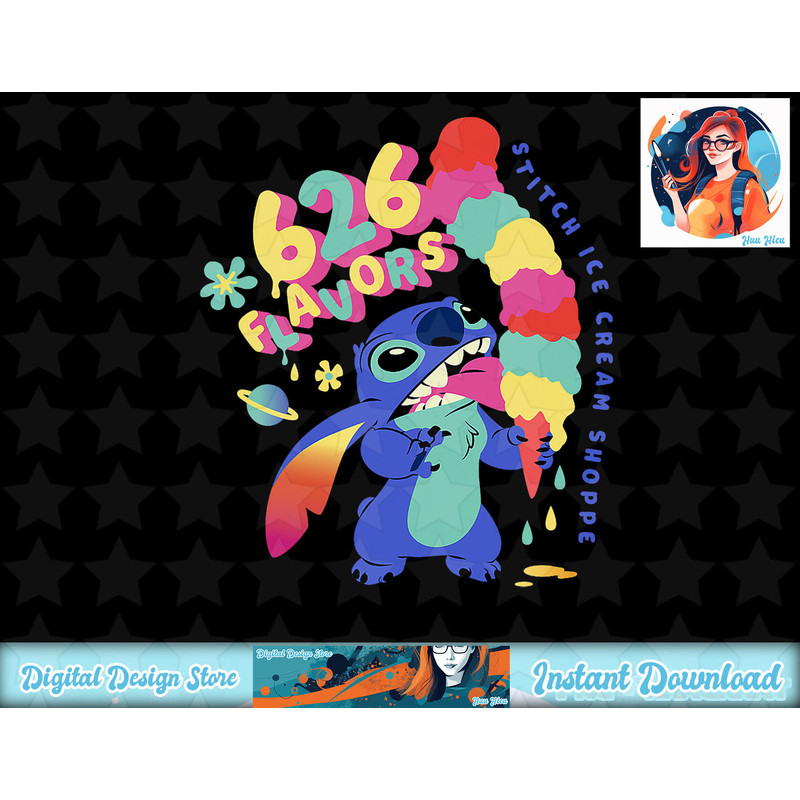 Disney Lilo & Stitch 626 Flavors Stitch Ice Cream Shoppe T-Shirt copy.jpg