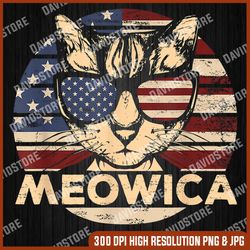 4th of july, american flag cat ,cat american flag, meowica cat, patriotic july 4th, independence day, glasses usa flag