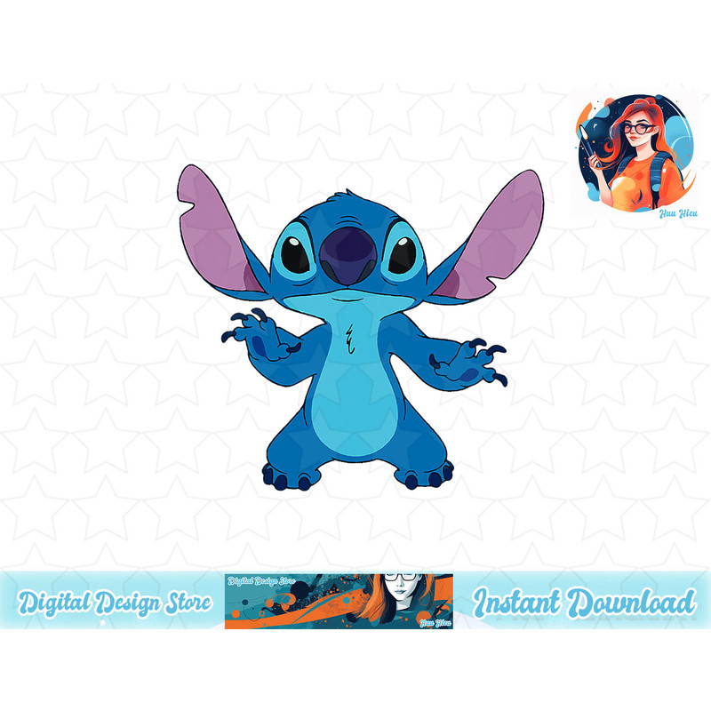 Disney Lilo & Stitch Basic Standing Pose Logo T-Shirt copy.jpg