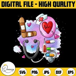 love nurse png sublimation designs downloads, nurse day png, lemonka nurse png, nurse valentine png