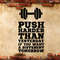 Motivation For Gym Bodybuilder Fitness Crossfit Coach Sport Muscles Vinyl Sticker