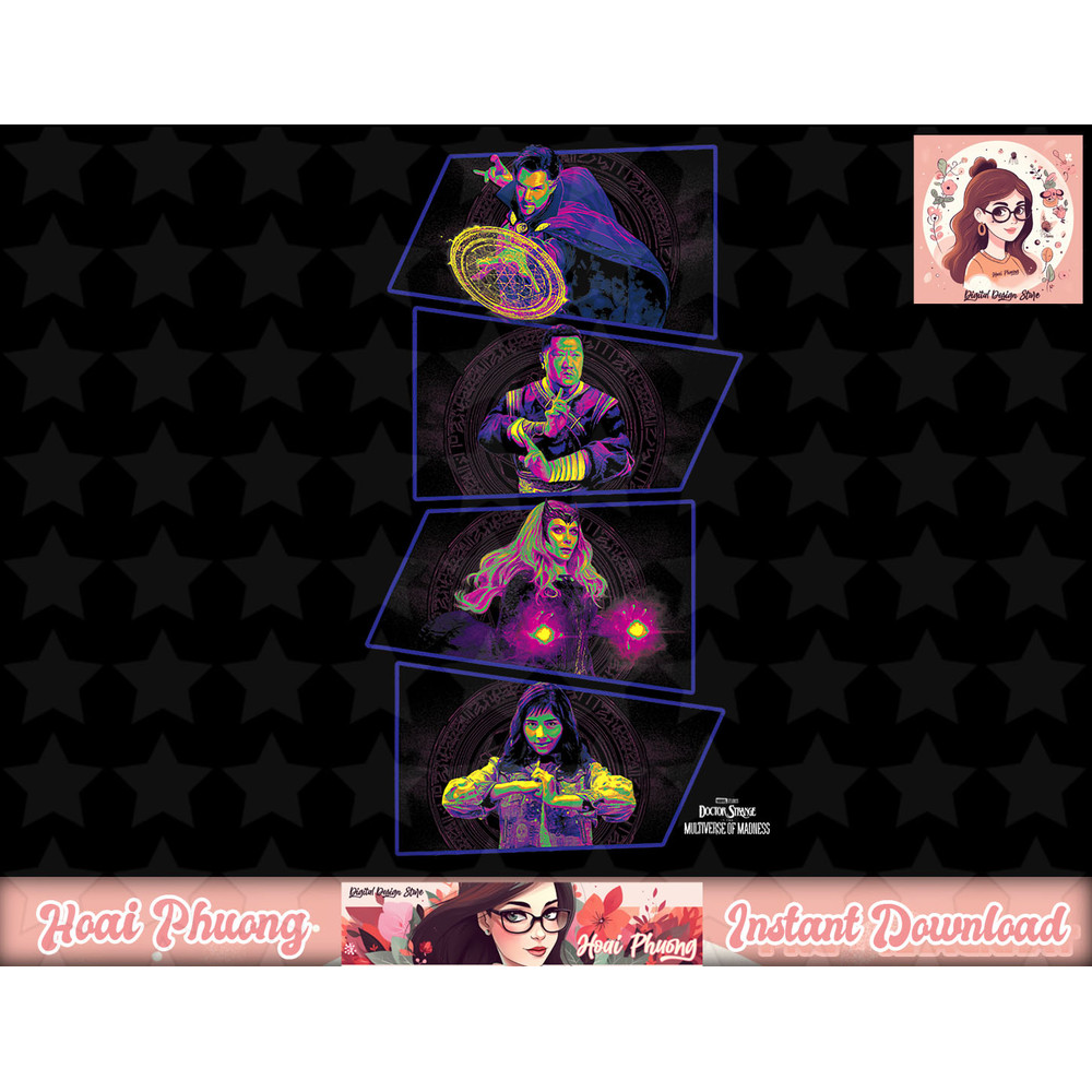 Marvel Doctor Strange In The Multiverse Of Madness Panels T-Shirt copy.jpg