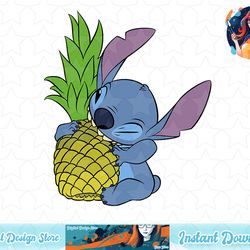 disney lilo & stitch big bite pineapple portrait t-shirt copy png sublimate