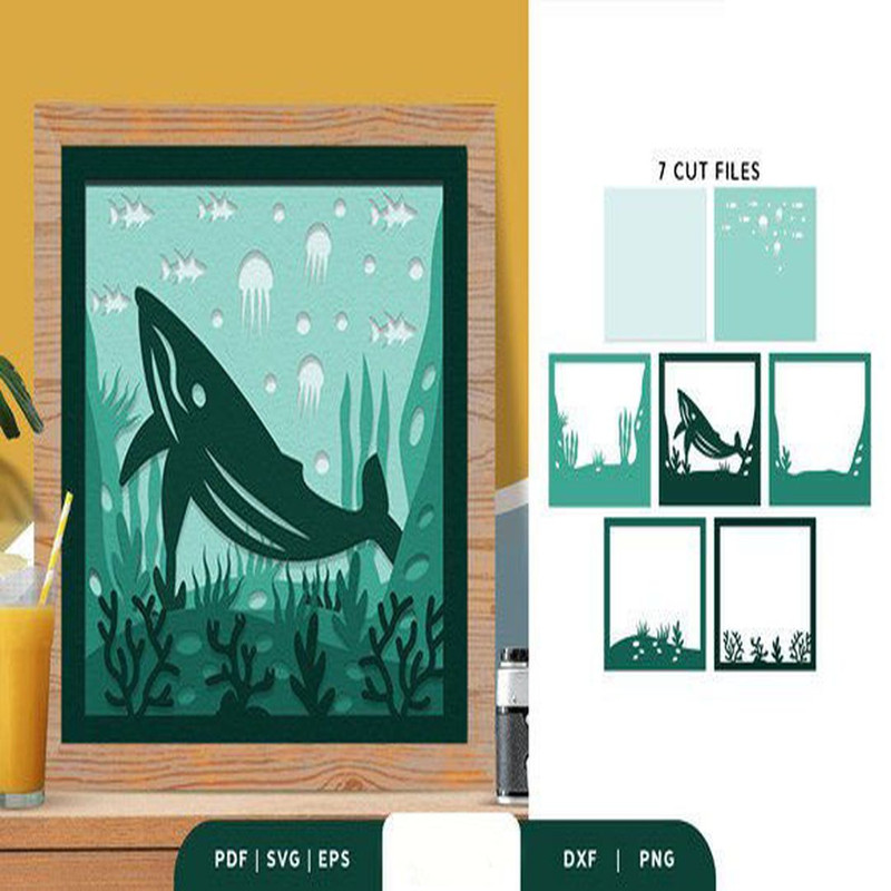 1080x1080 size Whale-Underwater-3D-Shadow-Box-3D-SVG-67772472-2-580x386.jpg