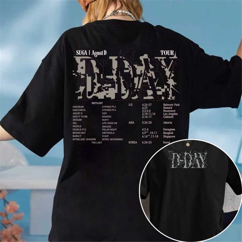 MR284202315384agustdddaytourtshirtsugaddayalbumsetlistshirtimage1jpg