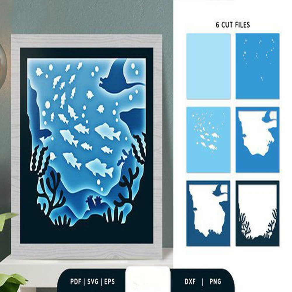 1080x1080 size Underwater-Life-3D-Shadow-Box-SVG-3D-SVG-67770628-2-580x386.jpg