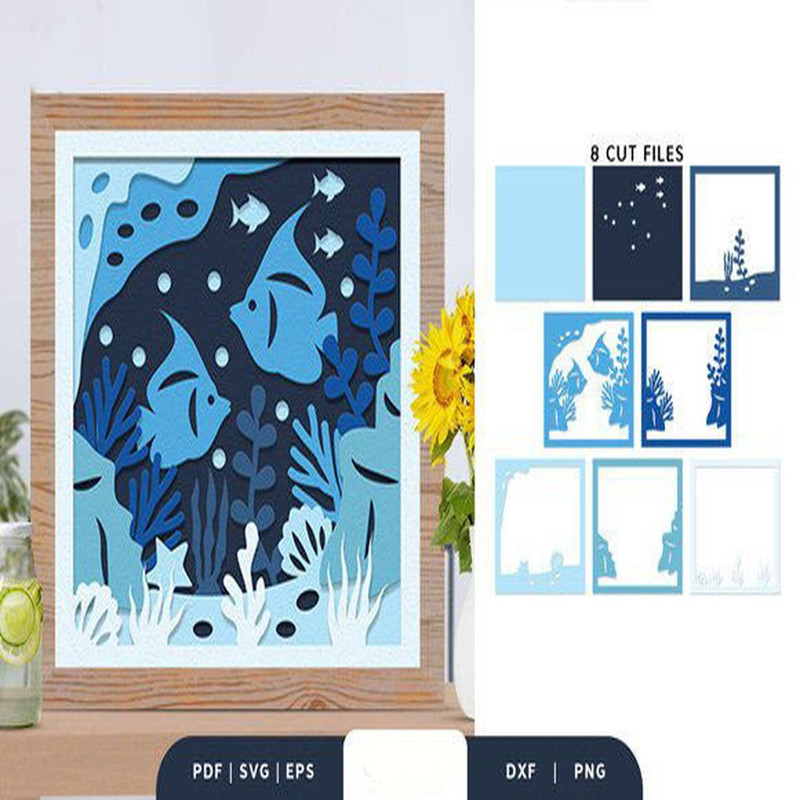 1080x1080 size Underwater-Life-3D-Layered-Paper-Cut-3D-SVG-67770141-2-580x386.jpg