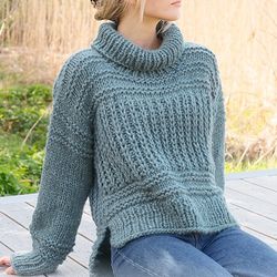 rain chain knitted jumper