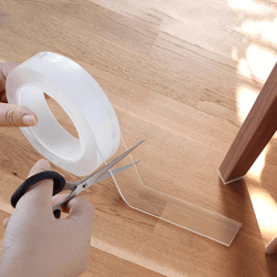 Mess-Free Adhesive Nano Magic Tape - Waterproof, Heavy-Duty, Double-Sided, and Reusable, for Different Tasks
