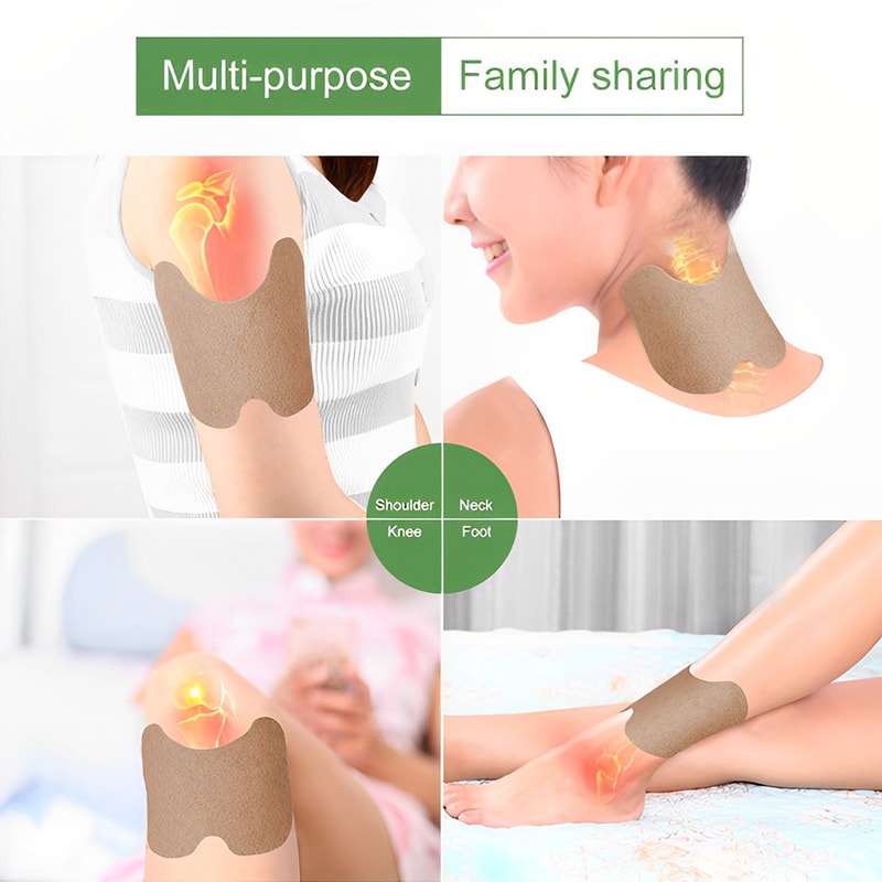 Wellness patches designed for knee pain relief