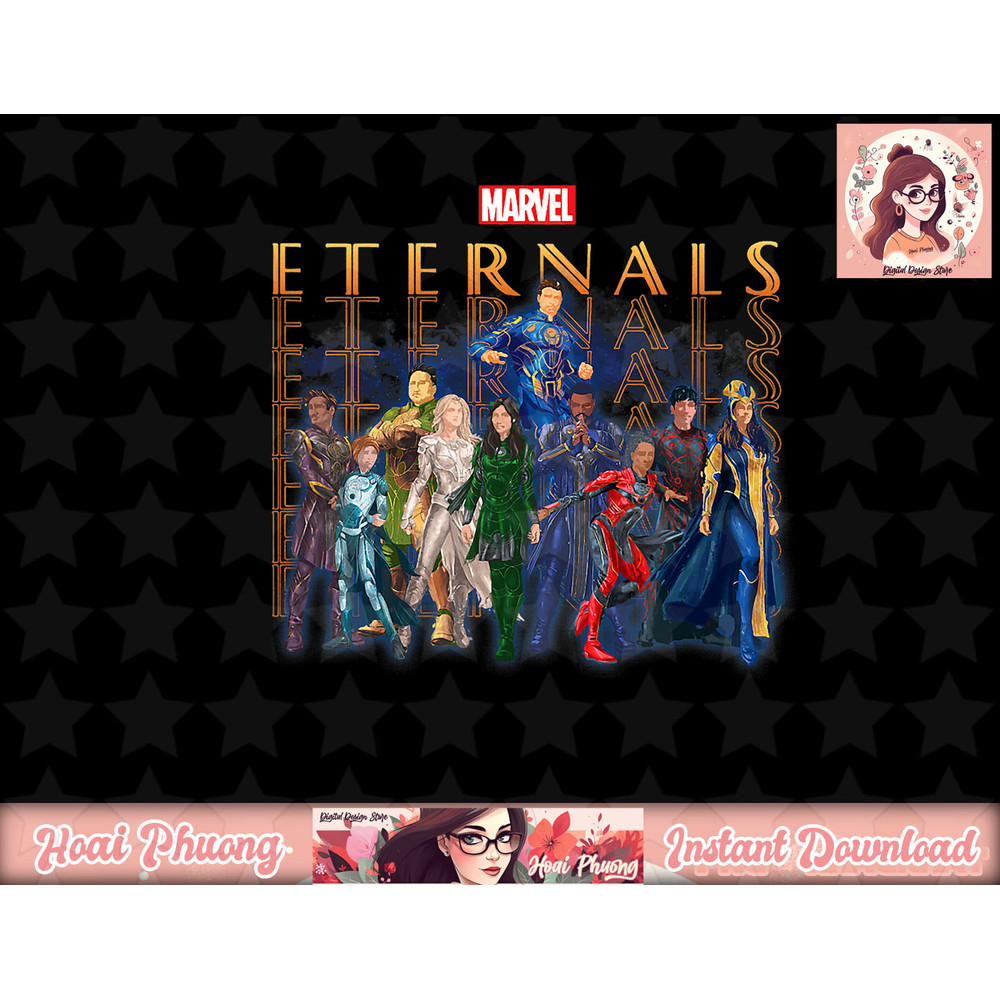 Marvel Eternals Hero Pose Line Up T-Shirt copy.jpg