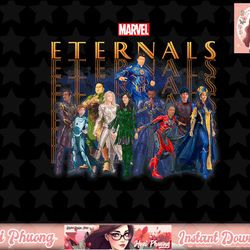 marvel eternals hero pose line up t-shirt copy png sublimate