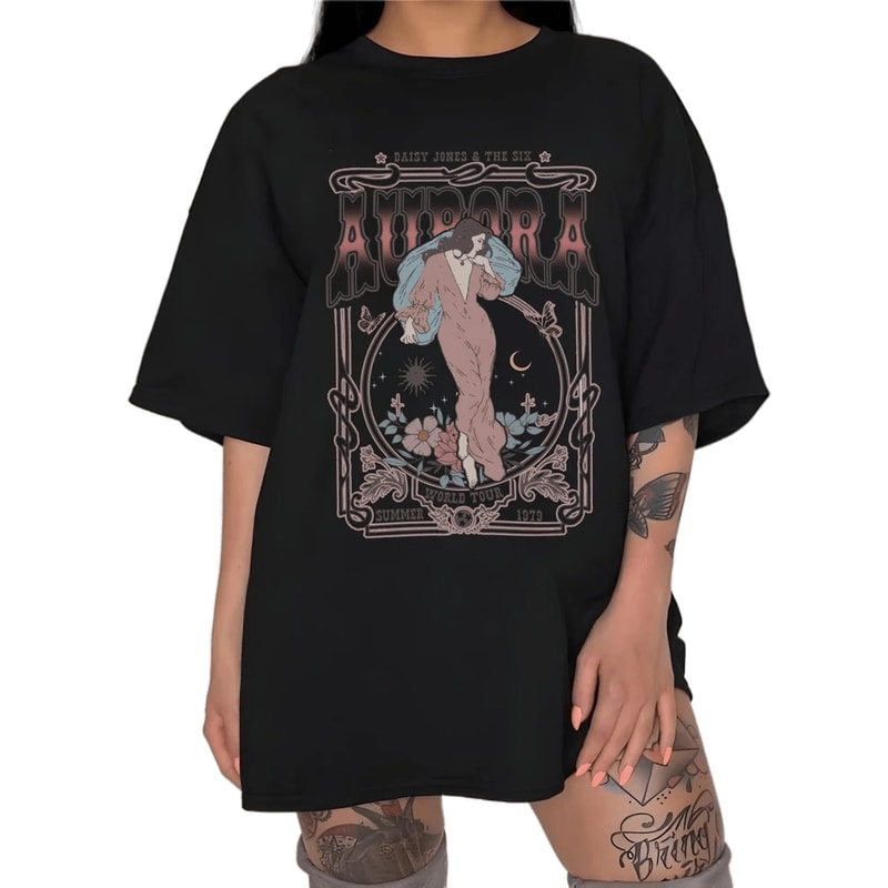 Aurora Daisy Jones and The Six Tshirt, Daisy Jones and The Six Movie Shirt, The Aurora Tour Sweatshirt For Women, Aurora