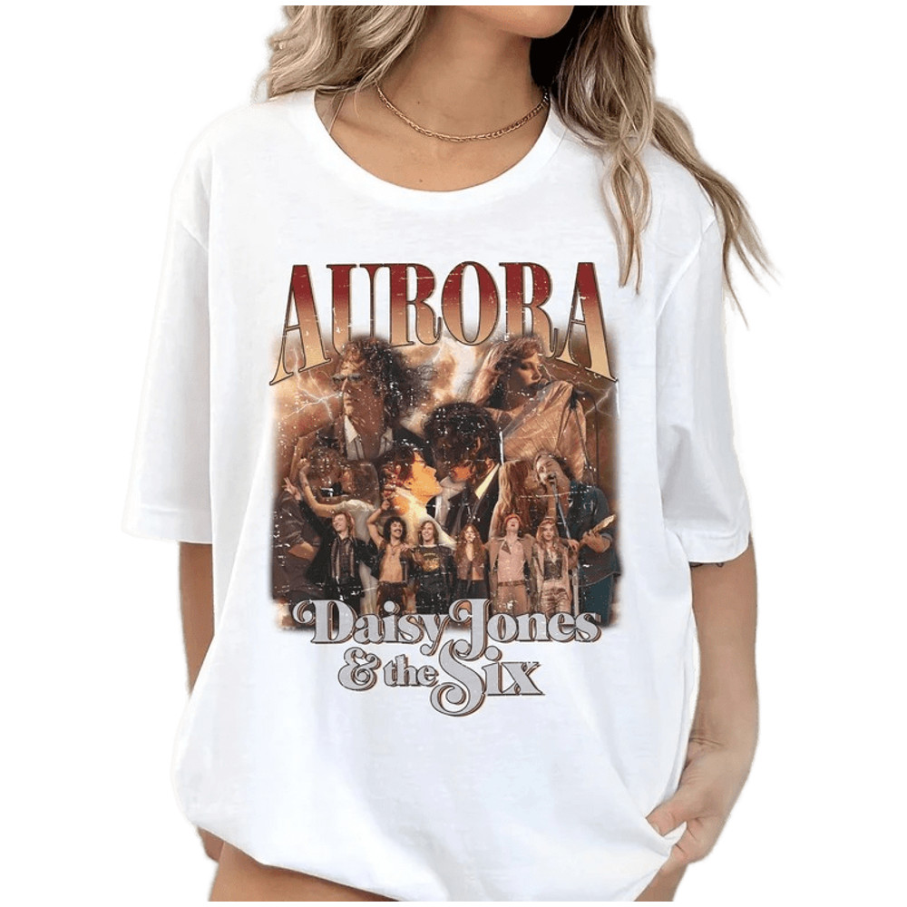 Aurora Daisy Jones and The Six Tshirt, Daisy Jones and The Six Movie Shirt, The Aurora Tour Sweatshirt For Women, Aurora