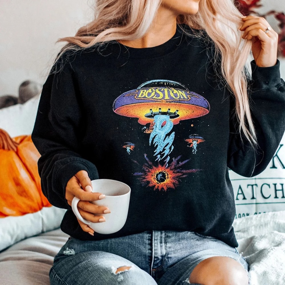 Boston Shirt, Boston Band T Shirt, Boston Rock Band Concert Tour 1987 Shirt, Rock Band Lovers