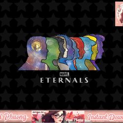 marvel eternals line up silhouettes t-shirt copy png sublimate