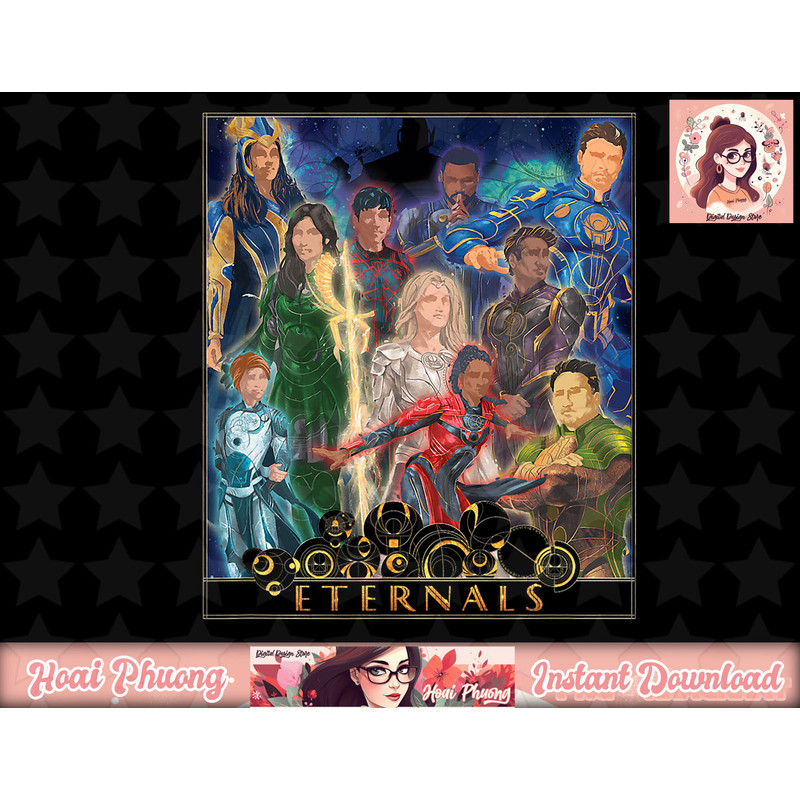 Marvel Eternals Minimalist Illustrated Poster T-Shirt copy.jpg