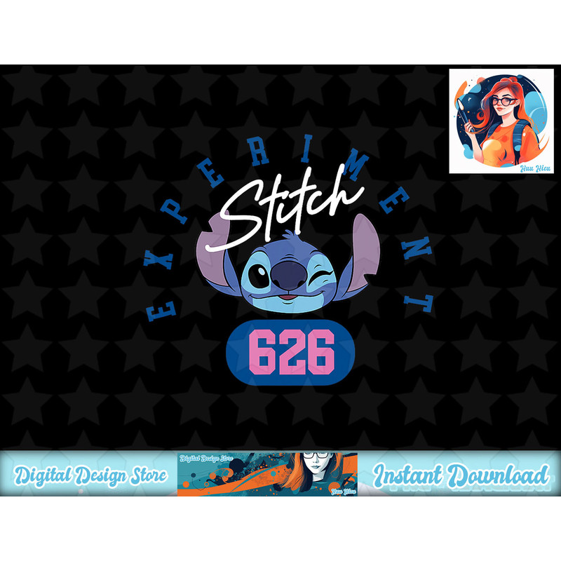 Disney Lilo & Stitch Experiment 626 Wink Face Logo T-Shirt copy.jpg