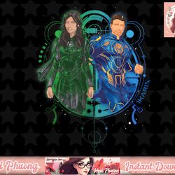 marvel eternals sersi ikaris duo poster t-shirt copy png sublimate