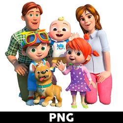 cocomelon family png, birthday cocomelon png, cocomelon png, cocomelon birthday png, cocomelon png file - digital file