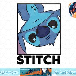 disney lilo & stitch grid cute face stitch portrait t-shirt copy png sublimate