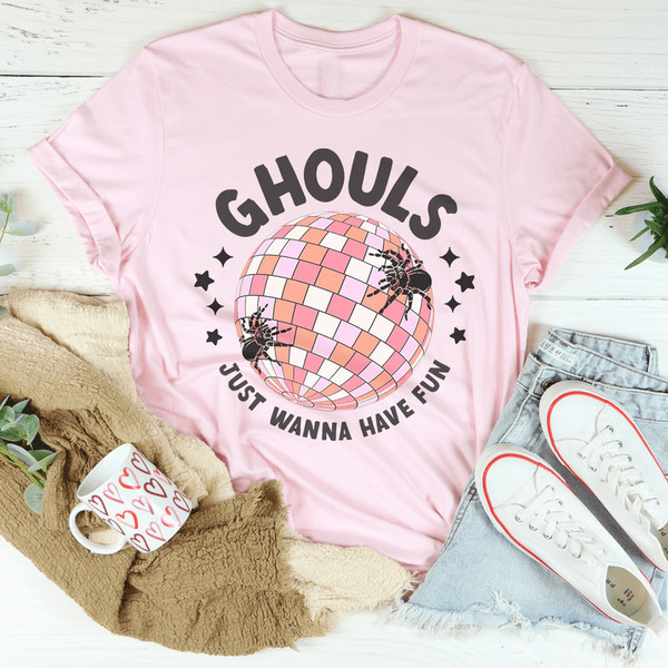 Ghouls Just Wanna Have Fun Retro Tee