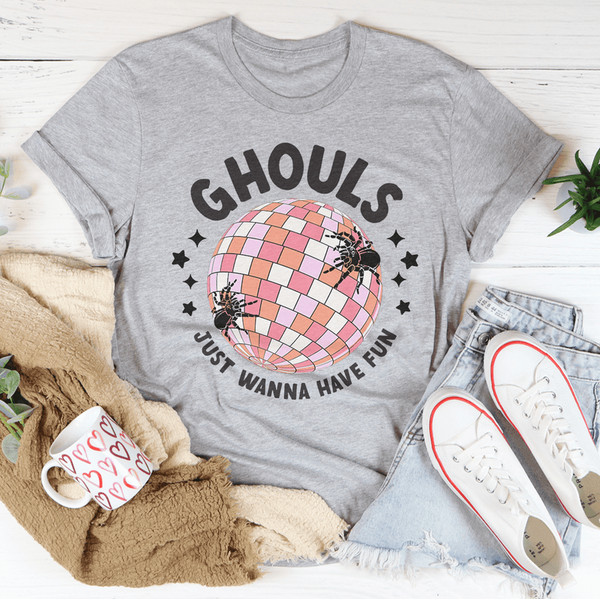 Ghouls Just Wanna Have Fun Retro Tee