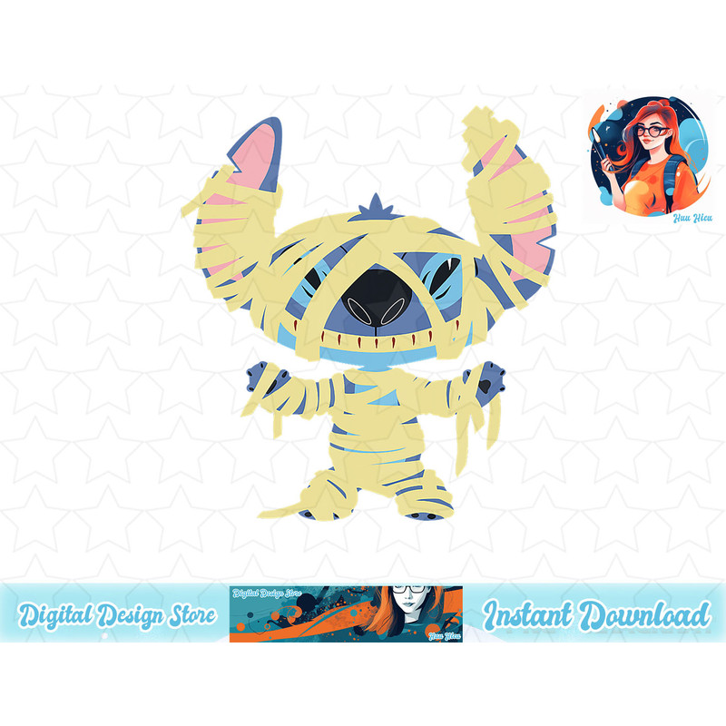 Disney Lilo & Stitch Halloween Mummy Costume T-Shirt copy.jpg