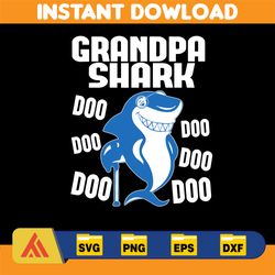 grandpa shark svg, father's day svg,dad quotes svg, png clipart,dad svg,svg dad gift ,dad quotes svg,dad sayings svg png