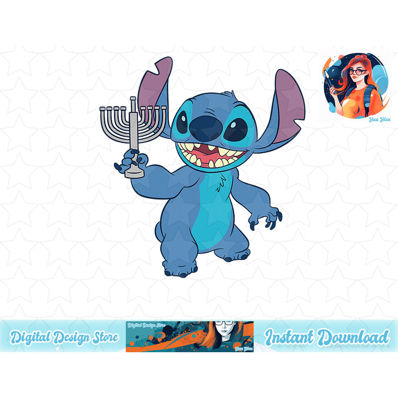 Disney Lilo & Stitch Hanukkah Happy T-Shirt copy.jpg