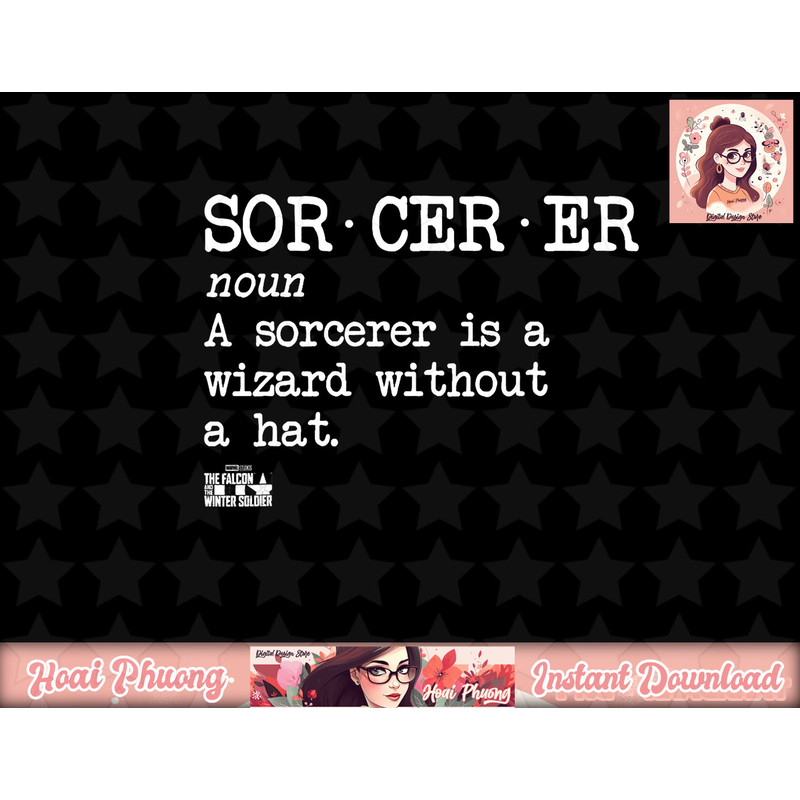 Marvel Falcon Winter Soldier Sorcerer Definition T-Shirt copy.jpg