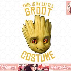 marvel gotg this is my little groot costume halloween t-shirt copy png sublimate
