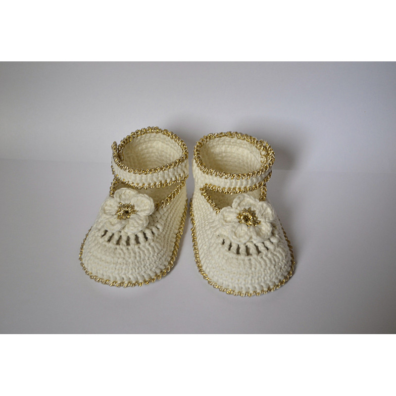 Baby Booties Crochet Pattern For Girl Mary Jane Booties 6 9 Month 0