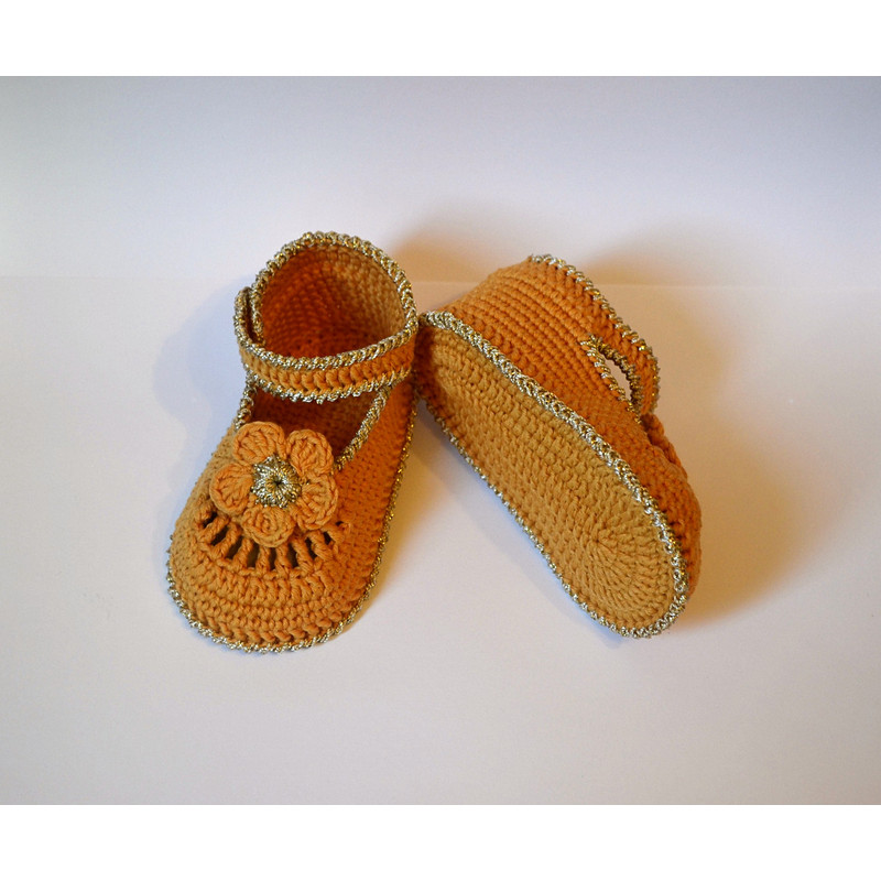 Baby Booties Crochet Pattern For Girl Mary Jane Booties 6 9 Month 3