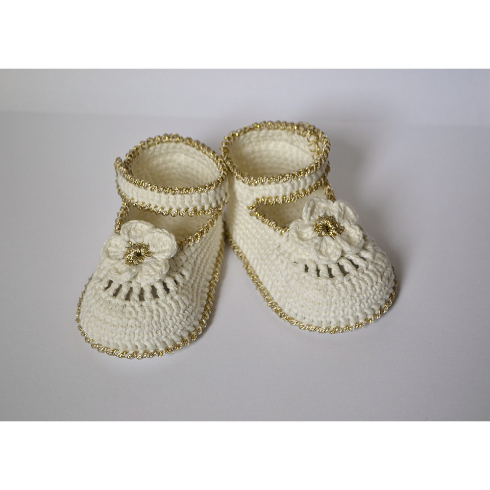 Baby Booties Crochet Pattern For Girl Mary Jane Booties 6 9 Month 5