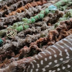 forest green and brown ginger de synthetic crochet dreadlocks faux locs fake dreads hair extensions