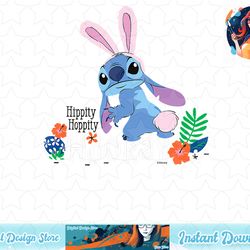 disney lilo & stitch hippity hoppity hooray easter bunny t-shirt copy png sublimate